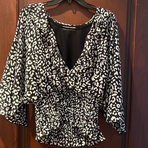 Elastic waist crop top